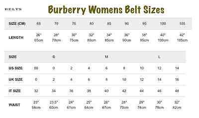 burberry ladies belt|Burberry belt size chart.